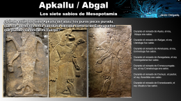 Apkallu o Abgal , los sabios de la mitología sumerio babilonia.